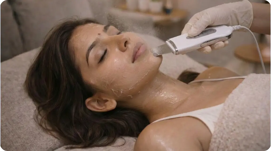 Deep Cleanse: Dermabrasion & Ultrasonic Scraping